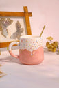 Pink elegant mug